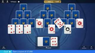 ᐶ 16 May 2019 - TRIPEAKS SOLITAIRE - Microsoft Solitaire Collection (earn a score of 37.000)