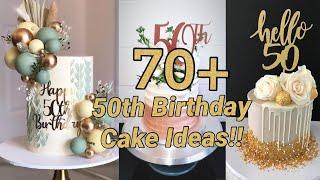 70+ 50th  Birthday Cake Ideas