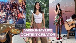 My Work Week as a Content Creator in India! Meet and Greet, Performance, Therapy