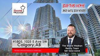 #1805, 1025 5 Ave SW Calgary Condo for Sale - The Shane Meahan Realty Team