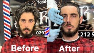 Men’s transformation haircut #tutorial #hair #learning  ##barberingchangedmylife #wales #barbershop