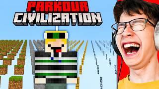 MINECRAFT Ultimate Parkour Civilization Movie (Funny Animation)