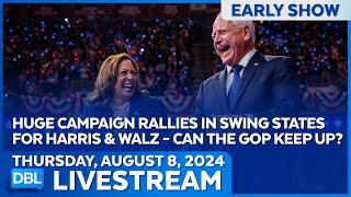 Huge Campaign Rallies In Swing States for Harris, Can Trump Keep Up?