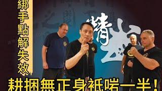 蔡漢民師傅講解綁手的用法。Han Manh SIFU explain how to use bong sao!