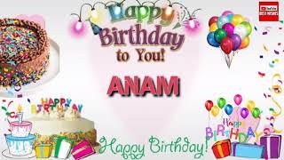 Happy Birthday ANAM _||_ Birthday Song_||_Best_Wishes_||