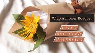 Simple Flower Bouquet Wrapping | Irish Manzana