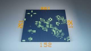 Game of life using geo nodes test | Kudos to @sirrandalot