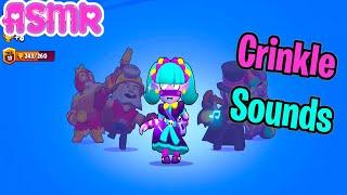 ASMR Gaming  Brawl Stars Relaxing Crinkle Sounds 100% Tingles 