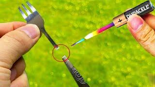 How to Make a Simple 1.5V Battery Welding Machine at Home! Simple Inventor