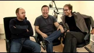 Ricky Gervais, Stephen Merchant and Karl Pilkington: Karl thinks he looks Polish