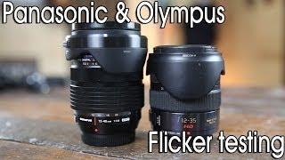 Panasonic 12-35mm f2.8 vs Olympus 12-40mm f2.8 flicker test - DSLR FILM NOOB