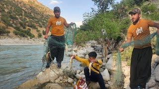 Fishing in the raging river by the Deoora family #deoora