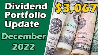 December 2022 Dividend Growth Income Portfolio Review - Dividends Collected and Stocks Purchased