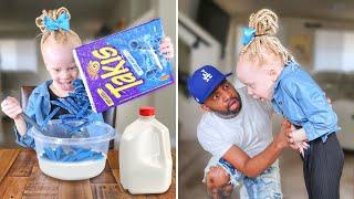 Girl Eats BLUE Takis For BREAKFAST, Big MISTAKE | D.C.’s Family