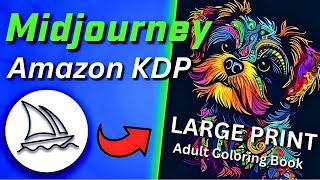 How to Make a Coloring Book using Midjourney AI to Sell on Amazon KDP!