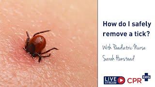 How do I safely remove a tick?