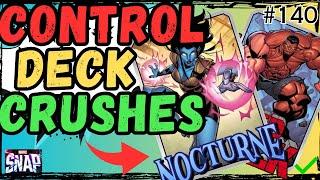 The ABSOLUTE Best Control Deck! ft. Nocturne - Marvel SNAP