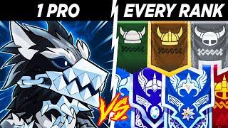 1 PRO vs EVERY Rank | Brawlhalla Crew Battle