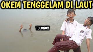 KASIAN OKEM TENGGELAM DI TENGAH LAUT SAMPE PINGSAN