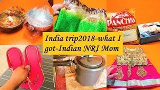 **इंडिया से में क्या क्या लायी हूँ*~India Trip 2018~What to bring from Indian To USA~Hope you Relate