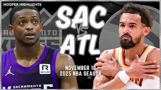 Sacramento Kings vs Atlanta Hawks Full Game Highlights | Nov 16 | 2025 NBA Season