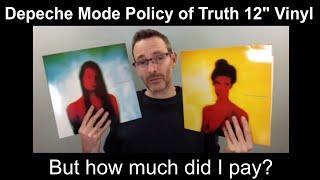 Depeche Mode Policy of Truth 12" vinyl records - Best artwork ever!! But how much did I pay?