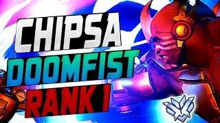 CHIPSA PRO  DOOMFIST! [ OVERWATCH SEASON 8 TOP 500 ]