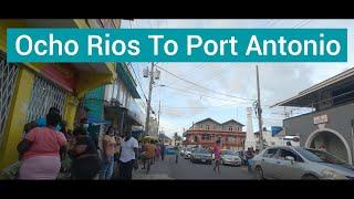 Ocho Rios To Port Antonio (Portland), Jamaica