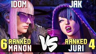 iDom (#6 Ranked Manon) vs JAK (#4 Ranked Juri) STREET FIGHTER 6 Showdown!