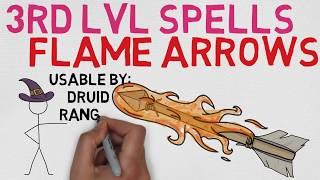 3rd Level Spell #24: Flame Arrows (DnD 5E Spell)