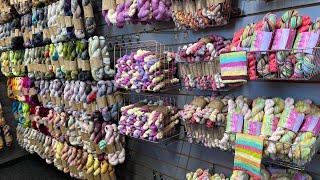 A day in the life vlog: nature walk, yarn dyeing and allotment life.