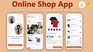 Build a Online Shop app with Java & Firebase in Android Studio