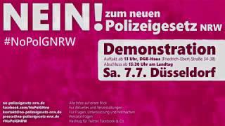 Erklärvideo: Warum ist das neue Polizeigesetz gefährlich? #NoPolGNRW