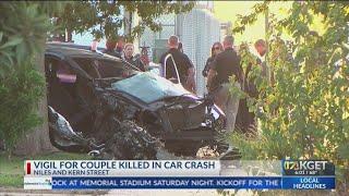 Vigil held for couple killed in East Bakersfield car crash