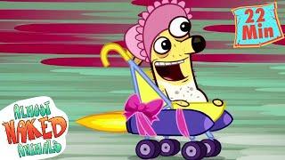 Howie on the Run | Funny Cartoons For Kids | Full Episodes | Almost Naked Animals