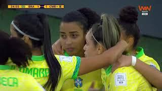 Resumen y Goles | Brasil vs. Camerún (3-1) | Octavos de final | Mundial Femenino Sub 20