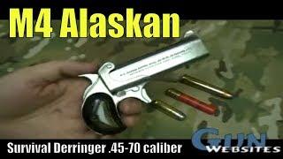 M4 Alaskan Survival Derringer in .45-70 caliber, Do You Want to Shoot this BIG Derringer?