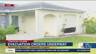 Mandatory evacuations underway in Hernando County