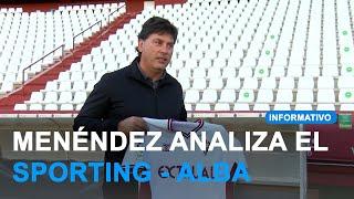 El entrenador asturiano Alejandro Menéndez analiza el Sporting - Alba de mañana