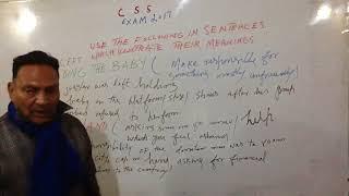 CSS Past Paper Solved, by Professor Muhammad Amin Baig, an Expert of CSS English