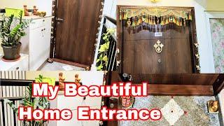 My Beautiful Home Entryway makeover on a budget | Home entrance makeover | Entryway decor ideas |