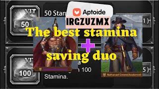 Evony's best general pairing to save stamina