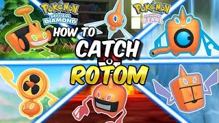 FIND ROTOM & ALL FORMS in Brilliant Diamond and Shining Pearl!! FULL GUIDE! | Trainer Tips with Tom