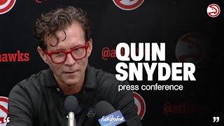 Atlanta Hawks vs. Knicks Postgame Press Conference: Quin Snyder