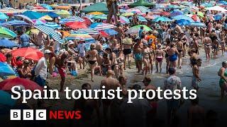 Spain set for protests over tourism | BBC News