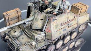 Marder II PAINT & Weather Sdkfz131 #tankdestroy #tamiya #135