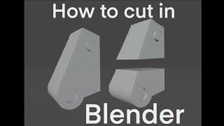 Cutting Up STL Files in Blender for 3D Printing
