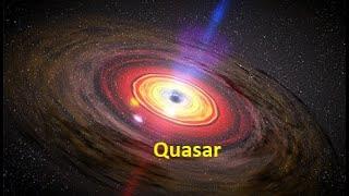 Quasar and its orbital stars