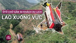 Nóng: Thông tin mới nhất vụ ô tô chở gần 50 khách du lịch lao xuống vực ở Đắk Nông  | VTC Now