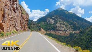 Million Dollar Highway San Juan Skyway | Ouray to Silverton & Durango 4K Colorado U.S. 550 South